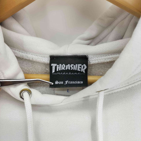 スラッシャー THRASHER Flame Logo Pullover Hood フレイムロゴ プルオーバー パーカー フーディ メンズ import:L